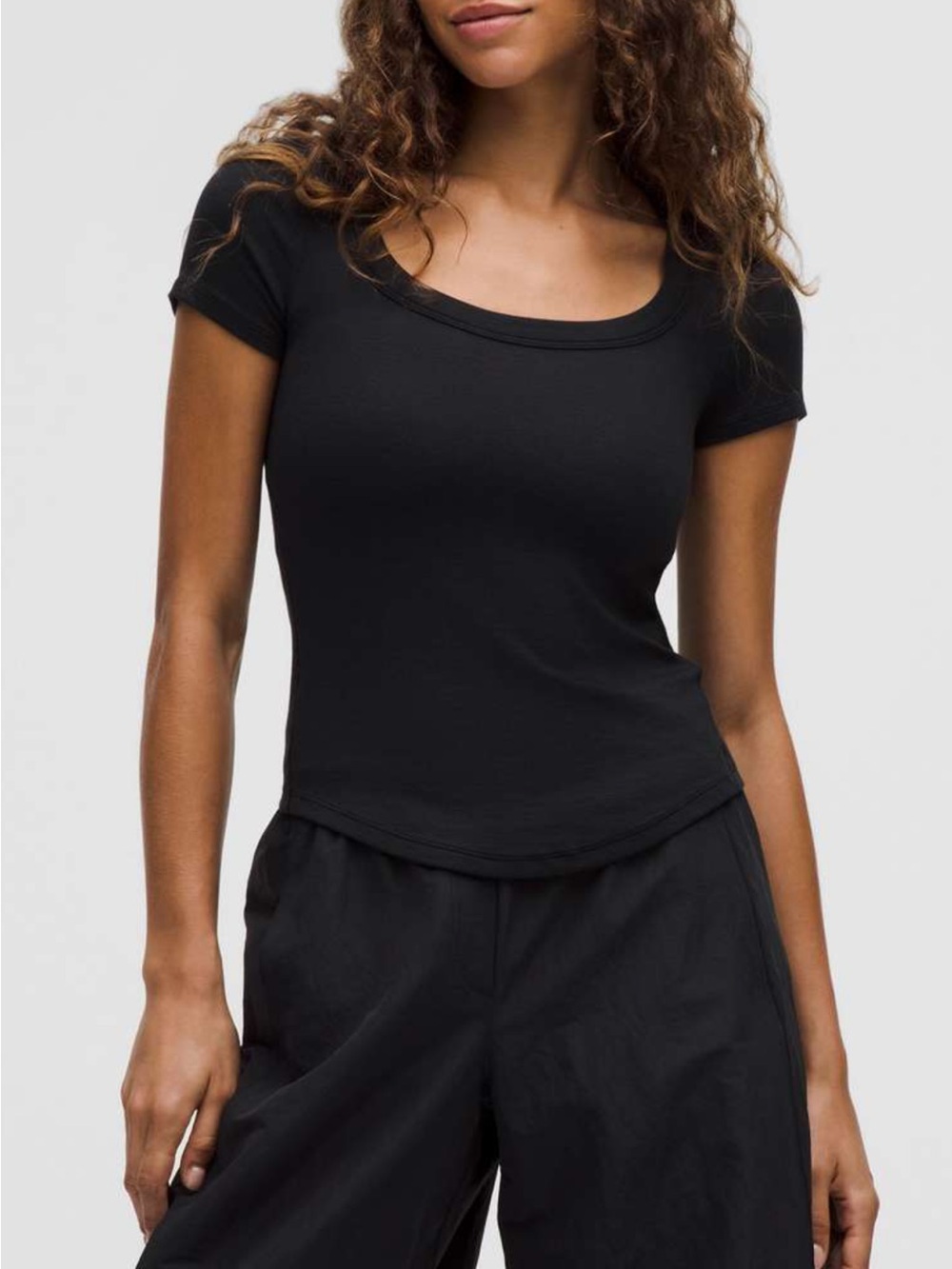 Lululemon Hold Tight Scoop-Neck Short-Sleeve Shirt
Black